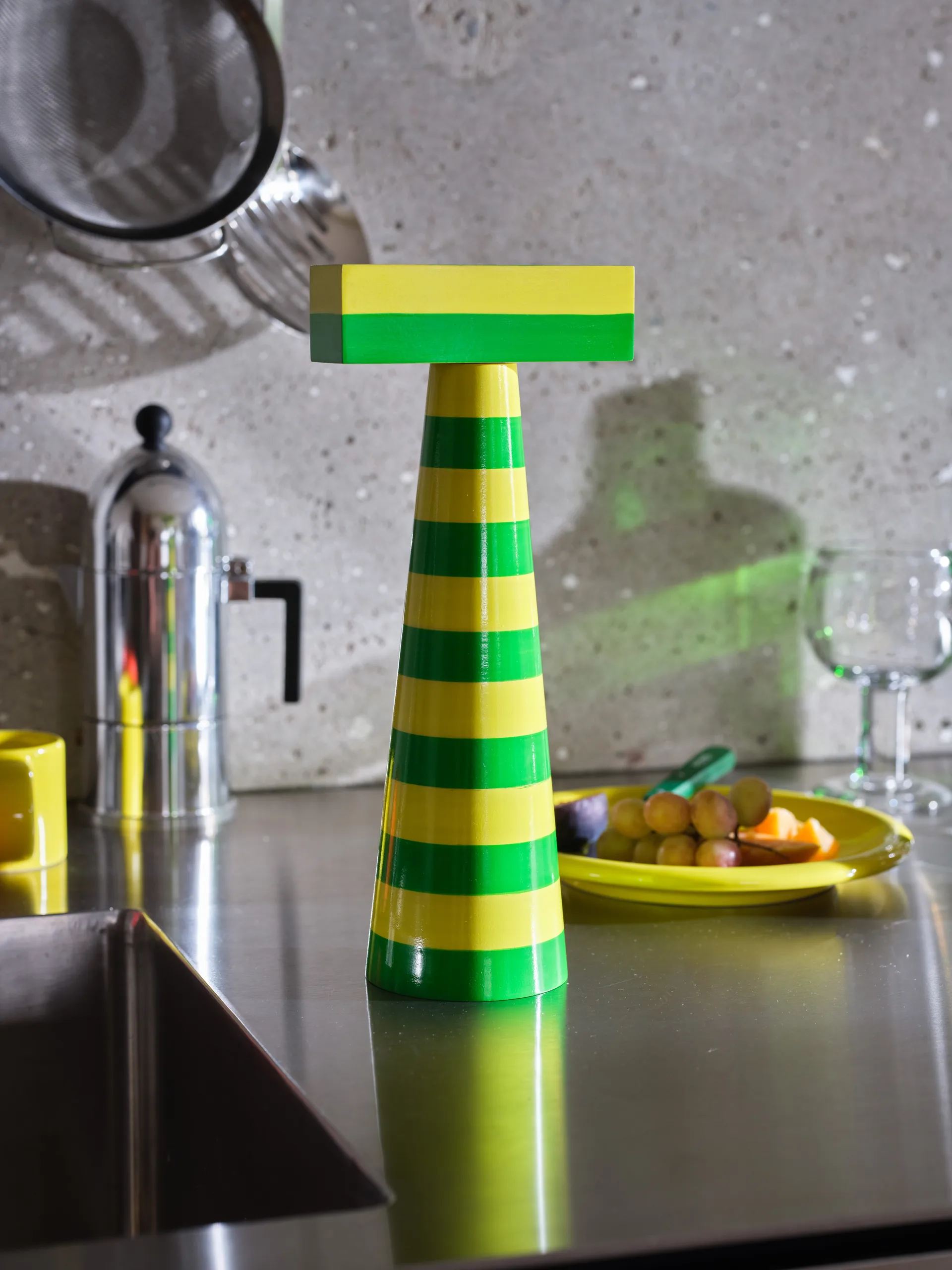 Molino Horizontal salt- & pepparkvarn 29 cm, Green-yellow Hem