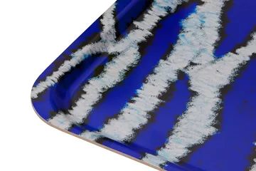 Monster bricka Medium 37x53 cm - Ultramarine blue-white - Hem