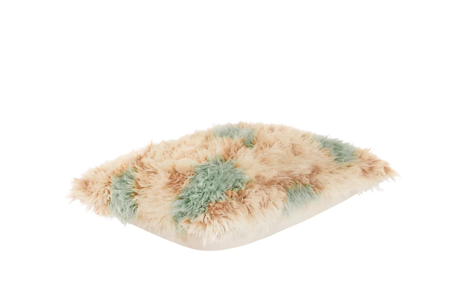 Monster kudde Large 40x60 cm, Turquoise-peach Hem
