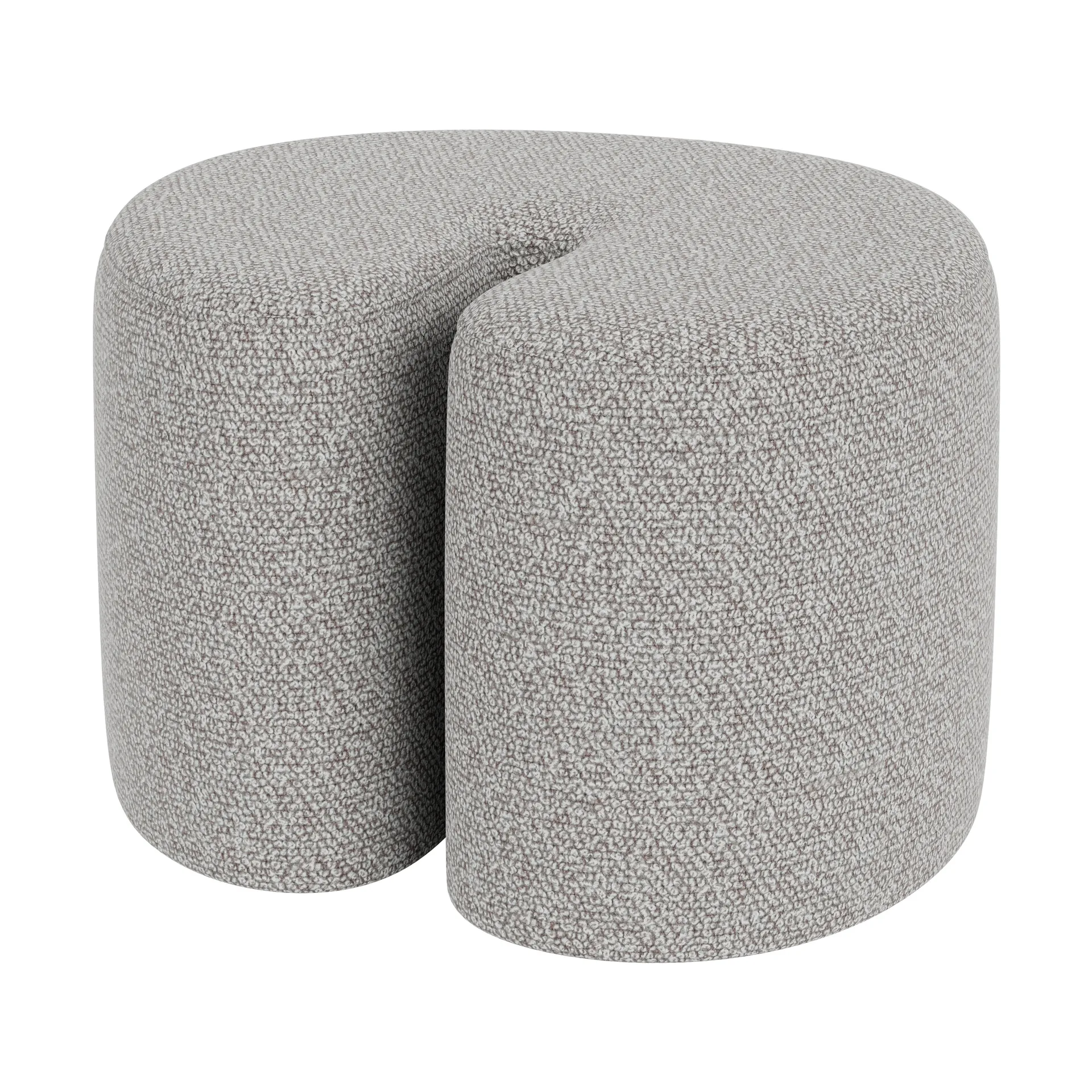 Palma puff Small 58x65 cm, Pebble Hem