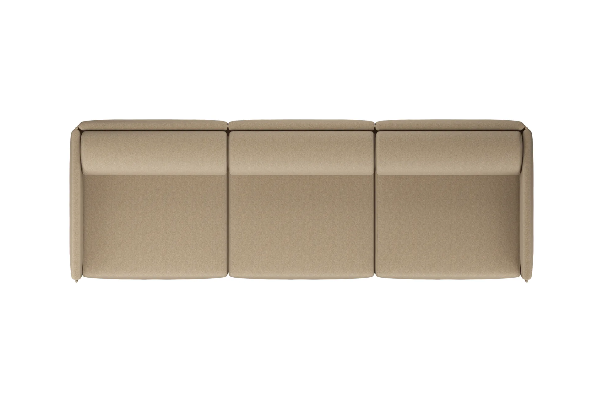 Palo Block 3-sits soffa Low 295 cm, Beige Hem