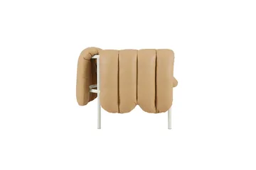 Puffy 2,5-sits soffa 205 cm - Sand leather-cream - Hem