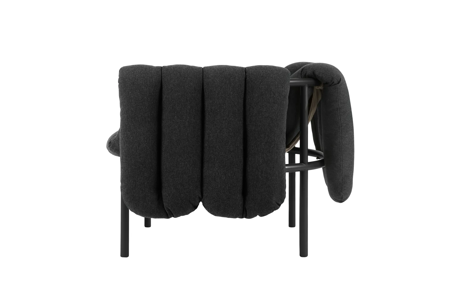 Puffy loungefåtölj, Anthracite-black grey Hem
