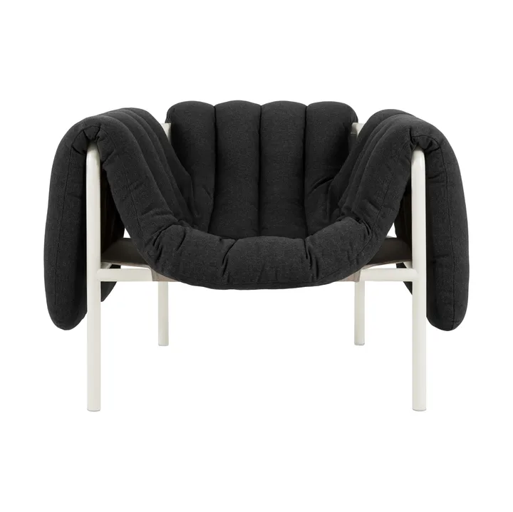 Puffy loungefåtölj - Anthracite-cream - Hem