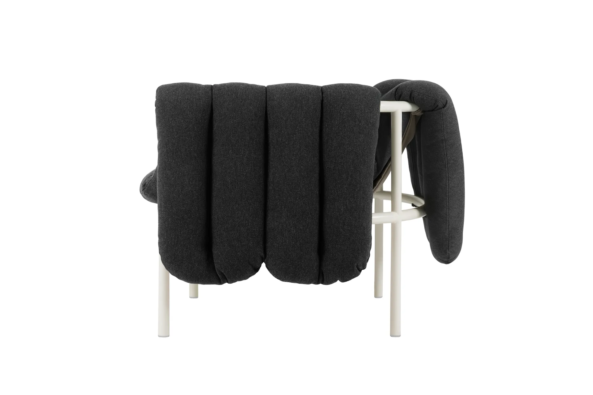 Puffy loungefåtölj, Anthracite-cream Hem