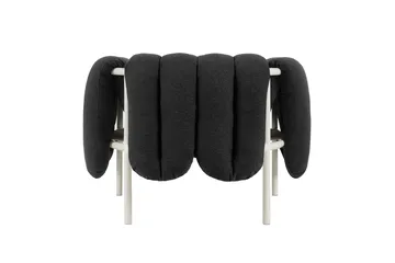 Puffy loungefåtölj - Anthracite-cream - Hem