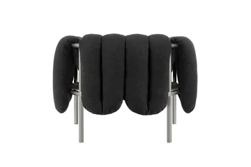 Puffy loungefåtölj - Anthracite-rostfritt stål - Hem