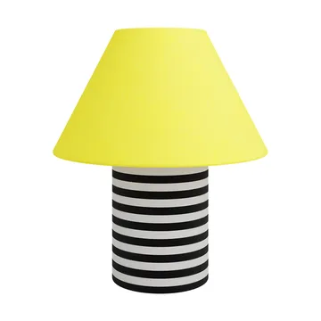 Toto bordslampa Large 64 cm - Wax yellow-black & white stripes - Hem