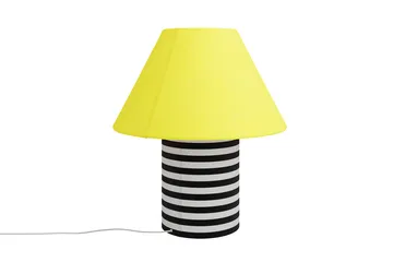 Toto bordslampa Large 64 cm - Wax yellow-black & white stripes - Hem