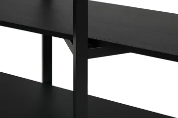Zig Zag hylla Low 175x100 cm - Black - Hem