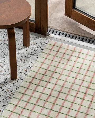 Grid dörrmatta - Lime Candycane, 85x115 cm - Heymat