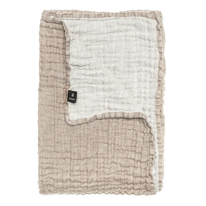 Hannelin överkast beige-vit - 260x260 cm - Himla