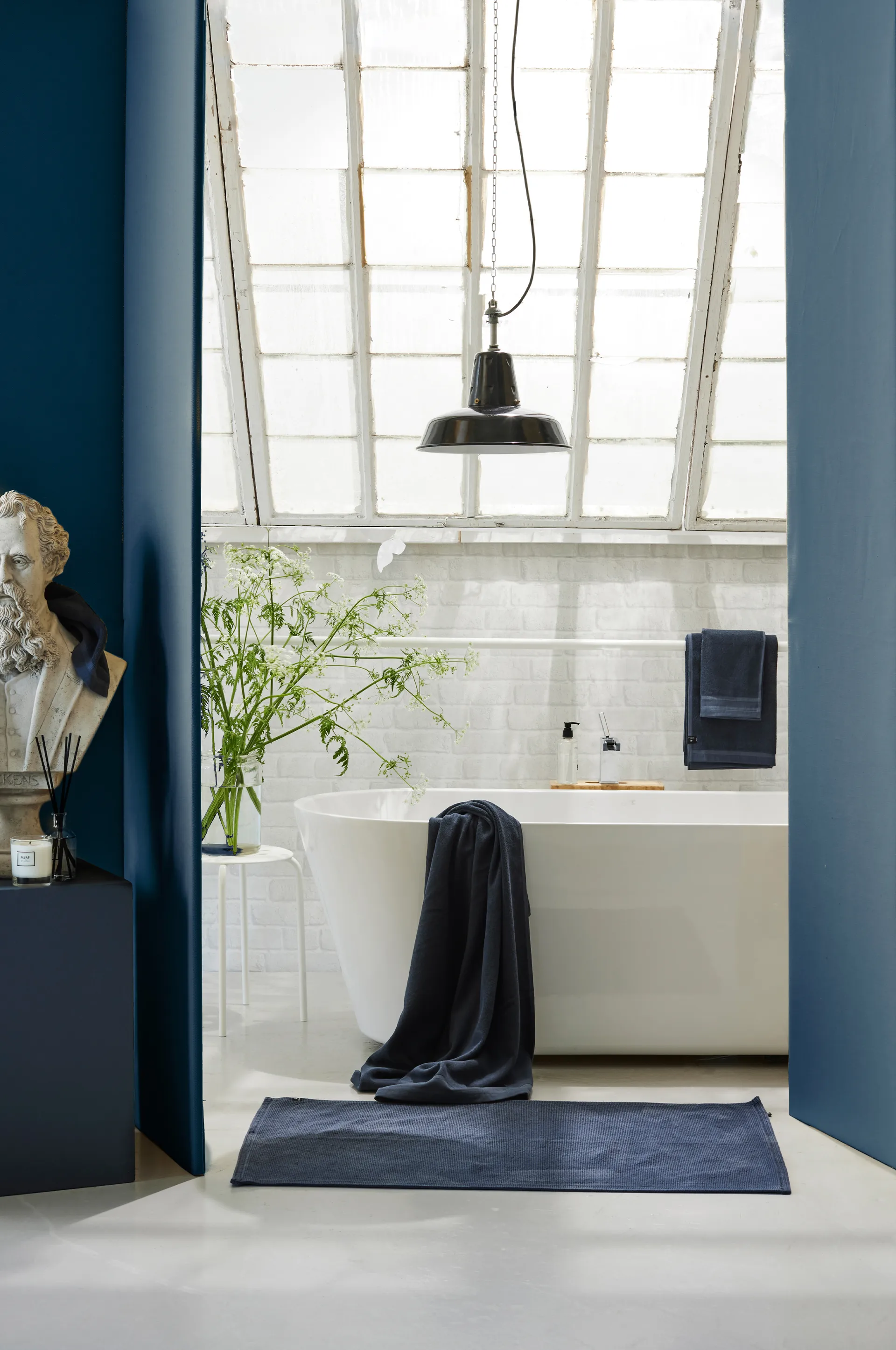 Maxime ekologisk handduk blue shadow, 70x140 cm Himla