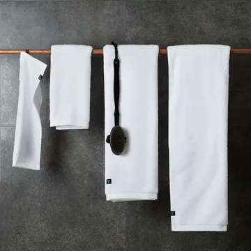 Maxime ekologisk handduk white - 100x150 cm - Himla