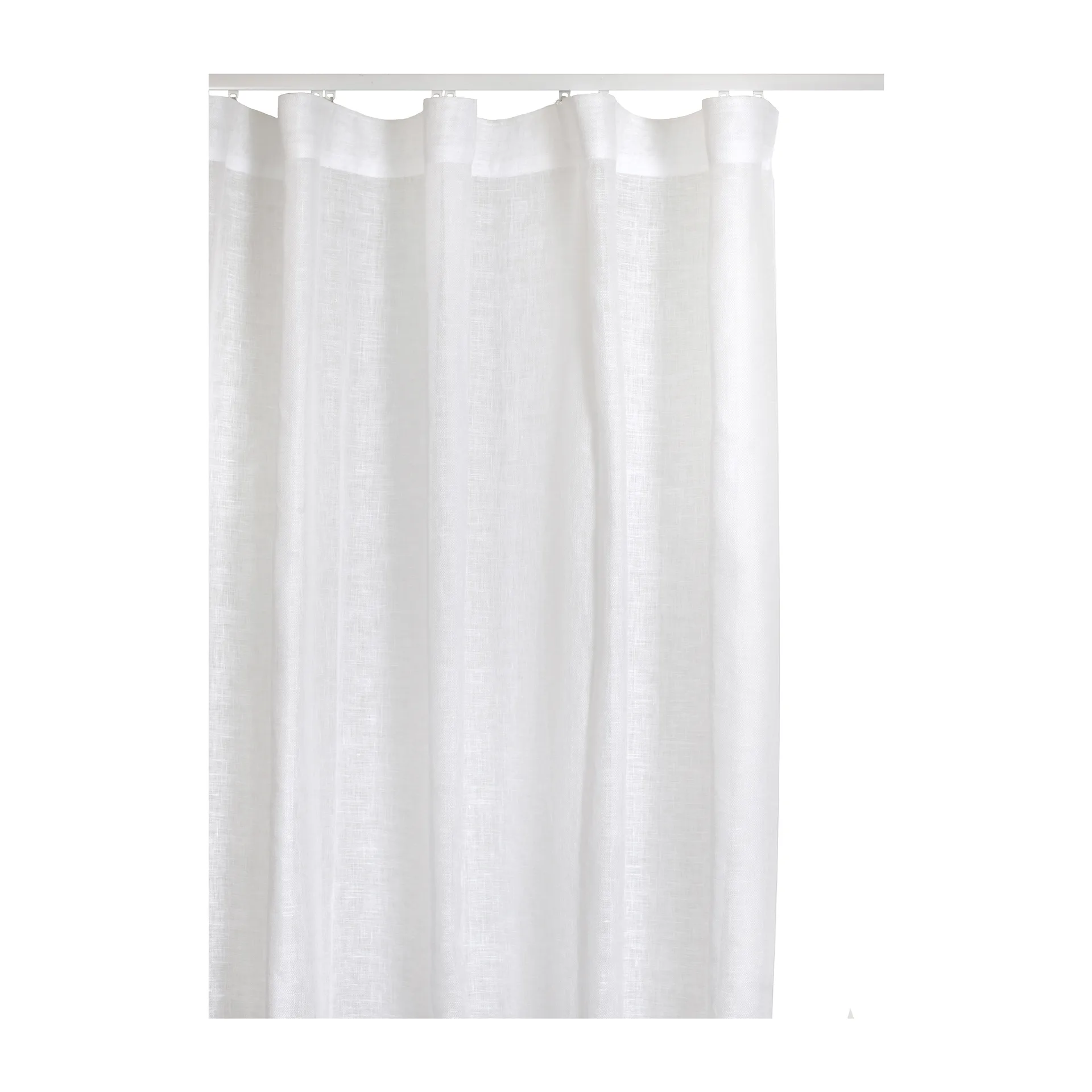 Skylight gardin med veckband 140x250 cm, White Himla