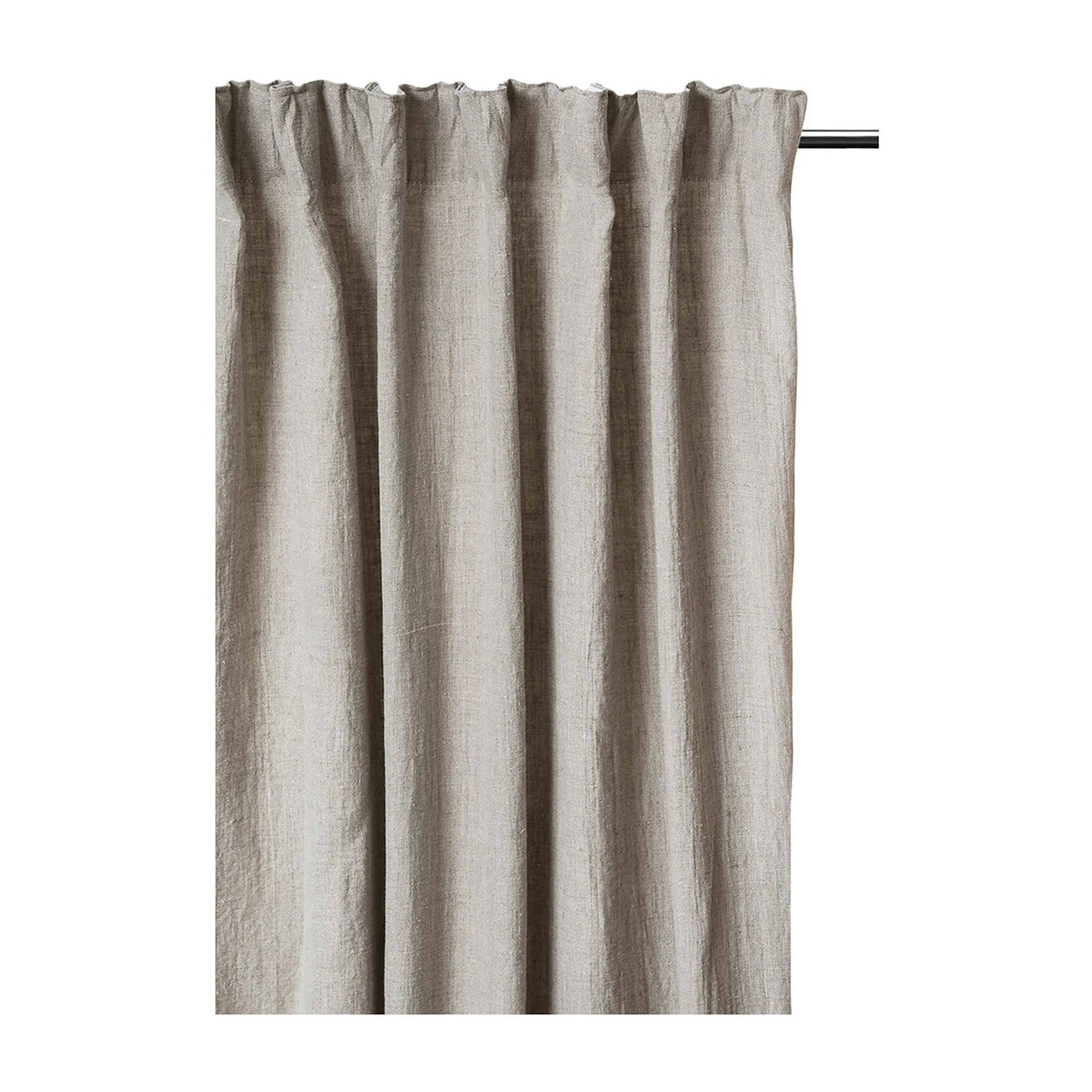 Sunshine gardin med veckband 140x250 cm, Natural Himla