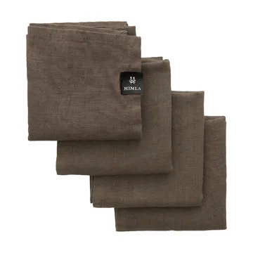 Sunshine servett 4-pack - Coffee - Himla
