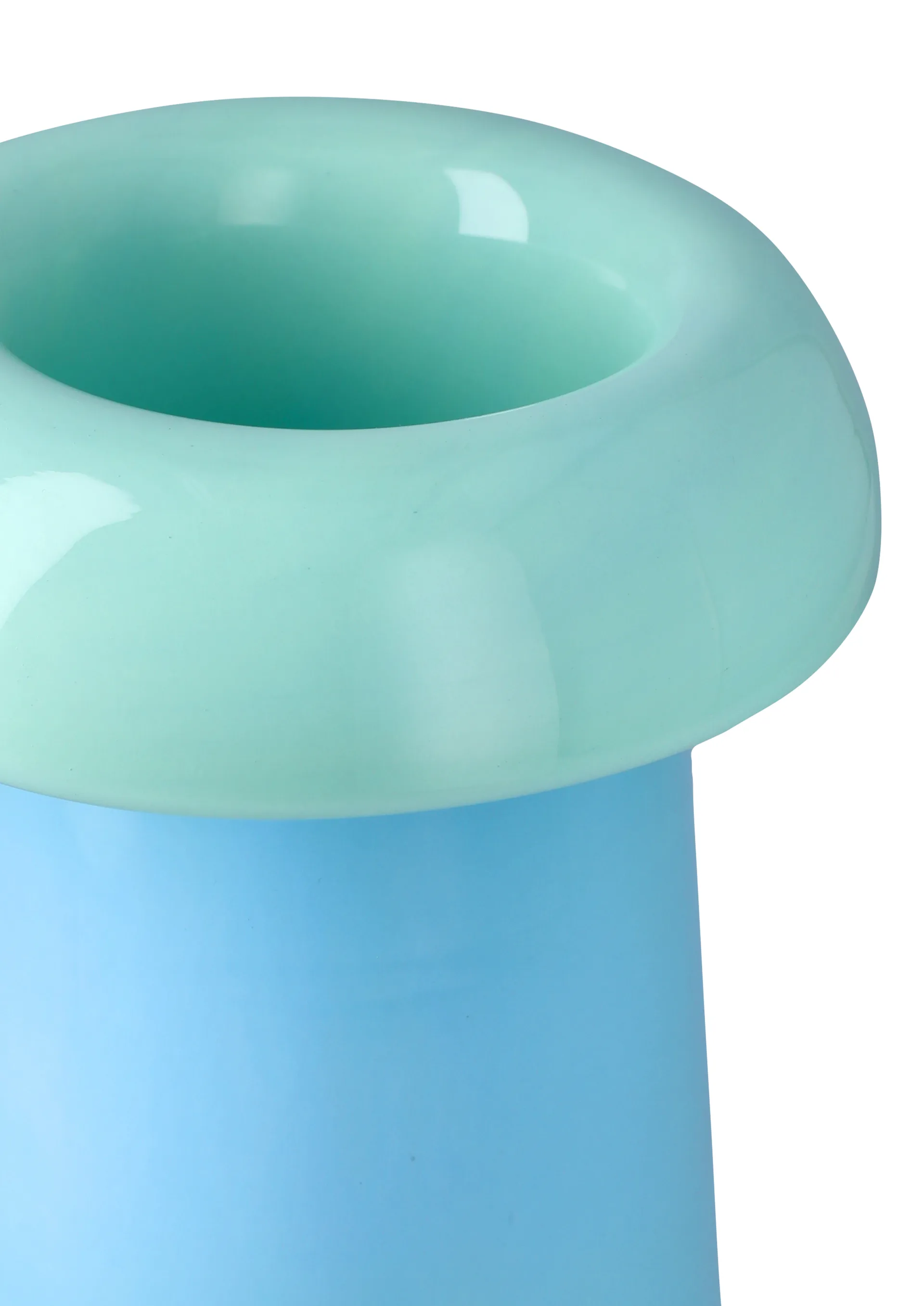 Soma vas, Ljusblå-aqua, 22,5 cm Holmegaard