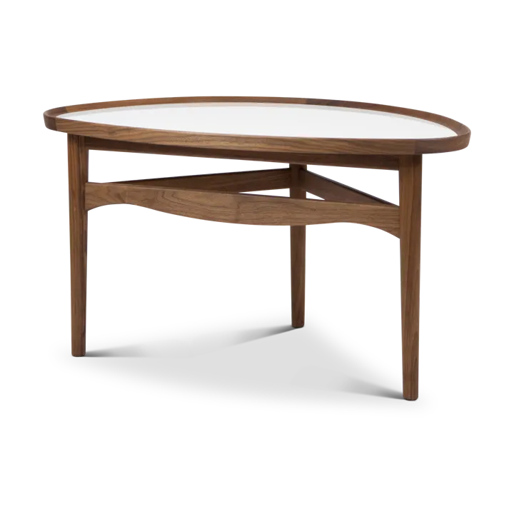Eye table soffbord - Valnöt-vit laminat - House of Finn Juhl