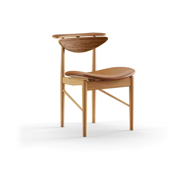 Reading Chair stol - valnöt/ek-nevada cognac NV2488S - House of Finn Juhl