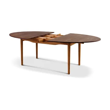 Silver table 180/290 matbord - två iläggsskivor-valnöt - House of Finn Juhl