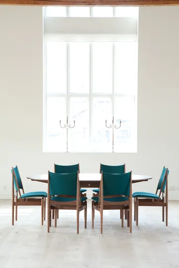 Silver table 200/310 matbord - Valnöt-två iläggsskivor - House of Finn Juhl
