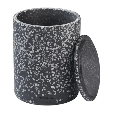 Humdakin Terrazzo vas med lock Ø10 cm - Black - Humdakin