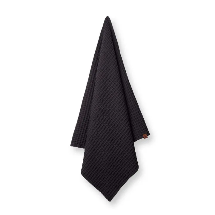 Humdakin Waffle badhandduk 70x135 cm - Coal - Humdakin