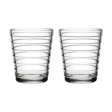 Aino Aalto dricksglas 22 cl 2-pack - Klar - Iittala