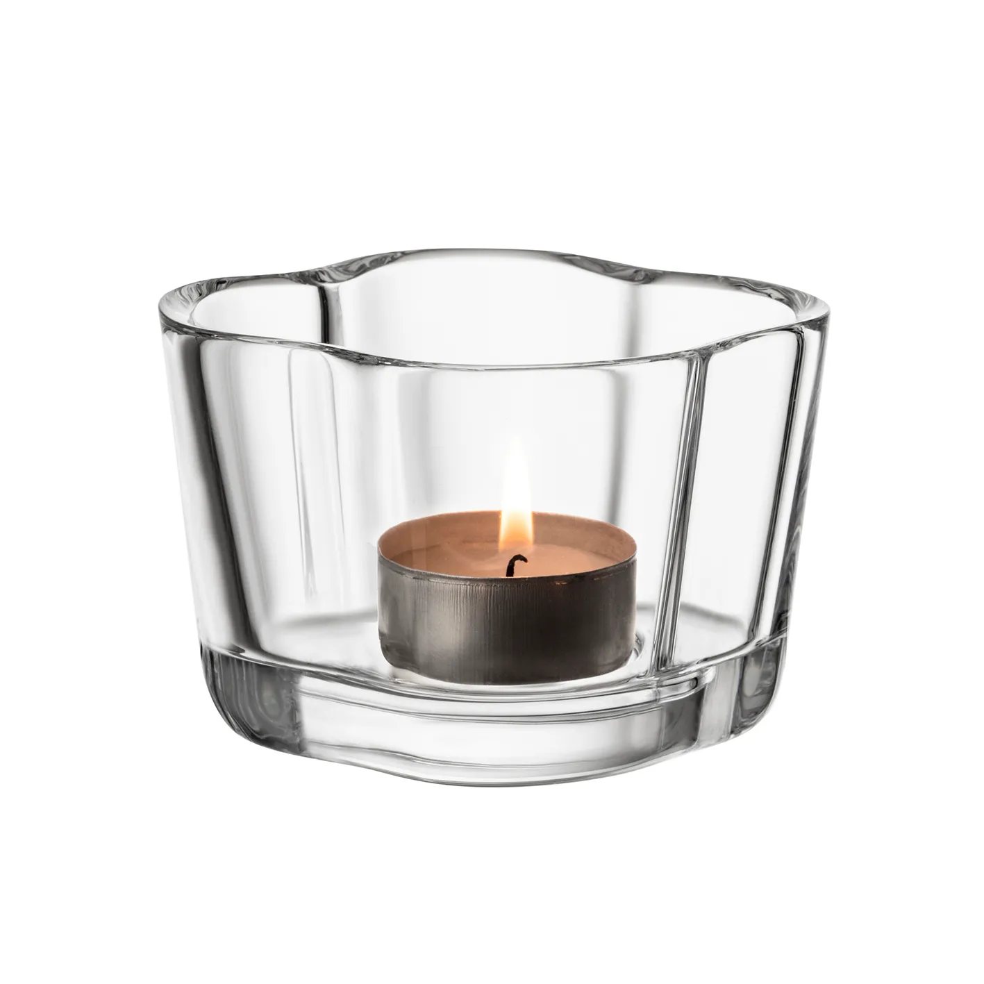 Alvar Aalto ljuslykta 60 mm, Klar Iittala