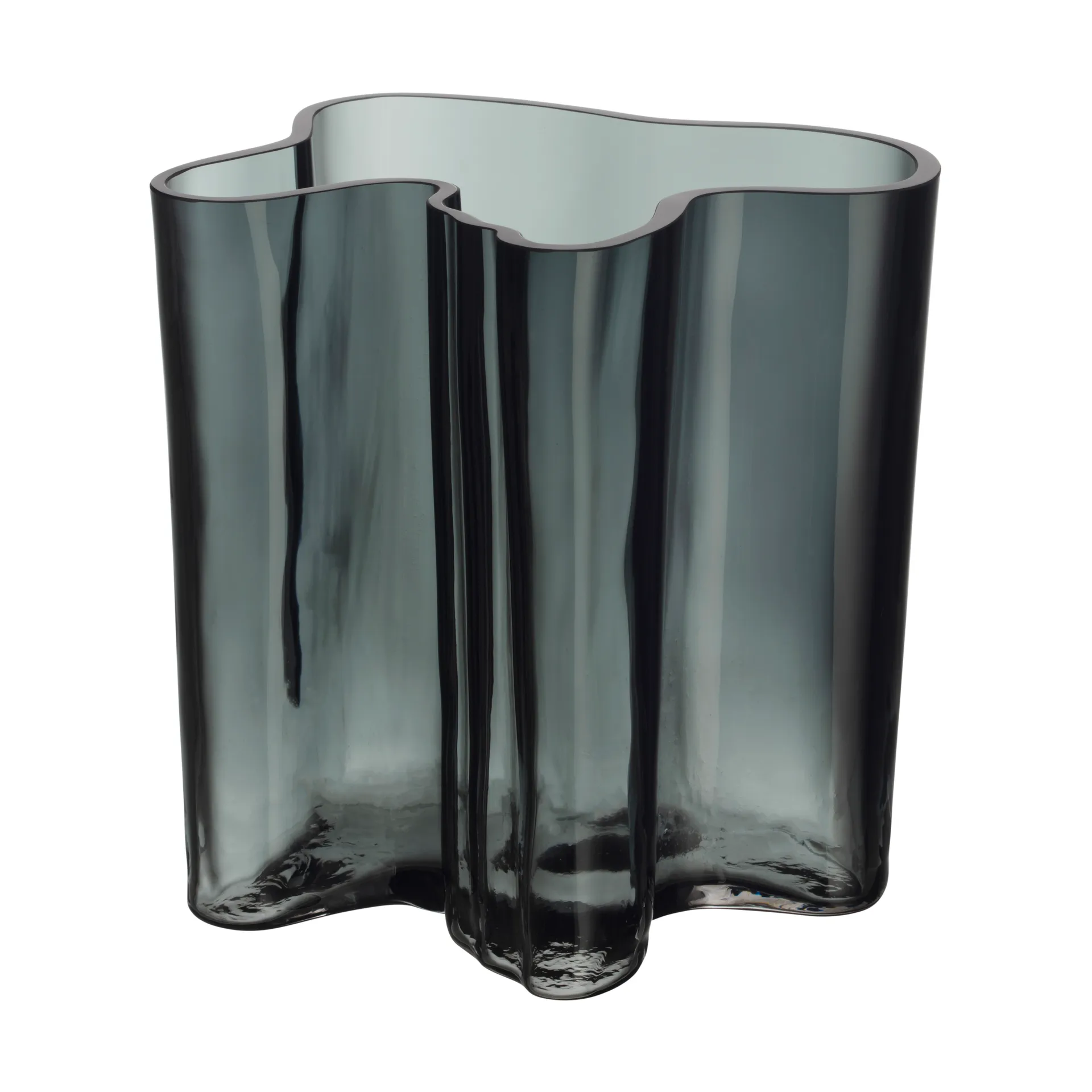 Alvar Aalto vas 200 mm, Mörkgrå Iittala