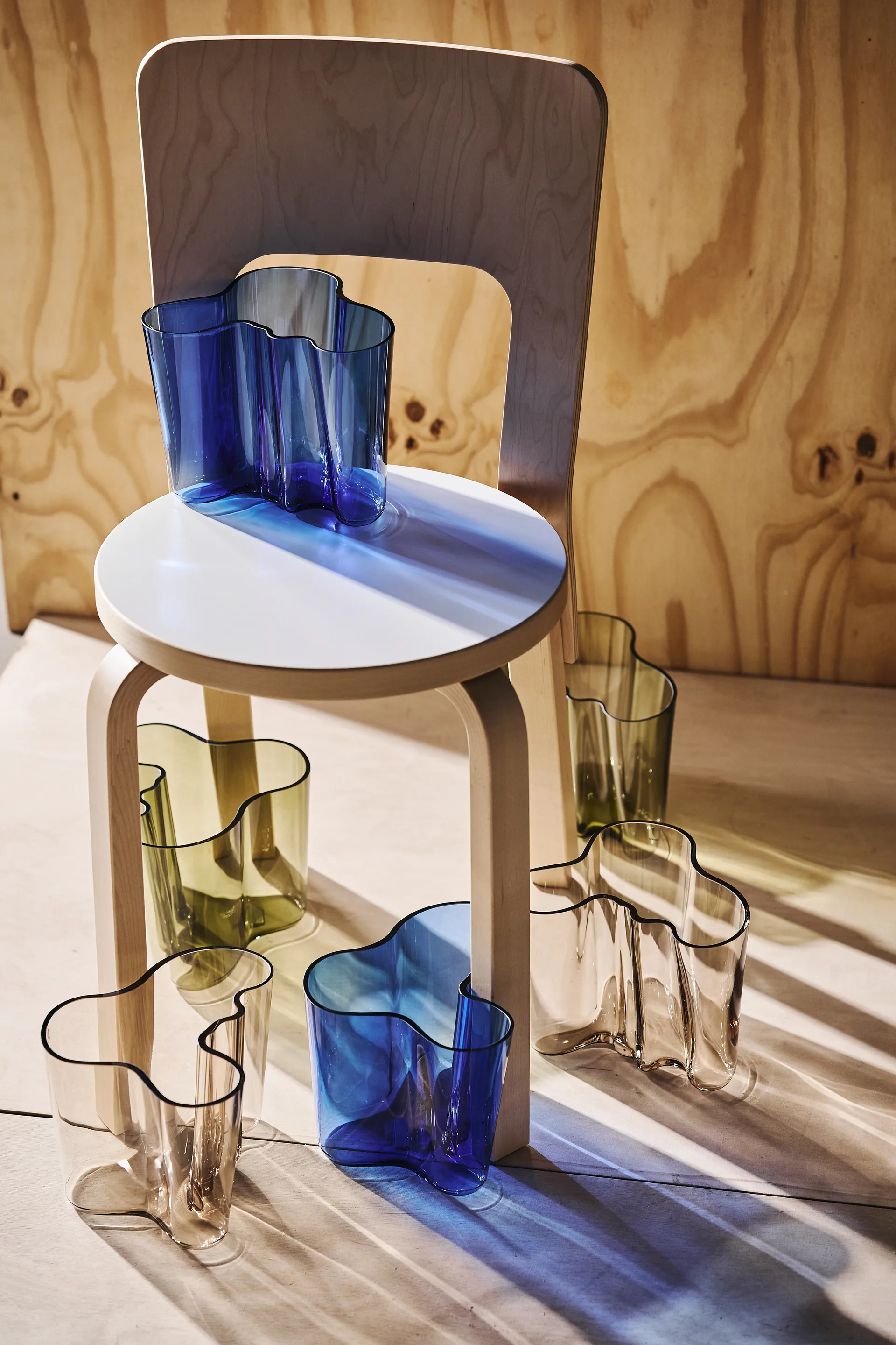 Alvar Aalto vas ultramarinblå, 160 mm Iittala