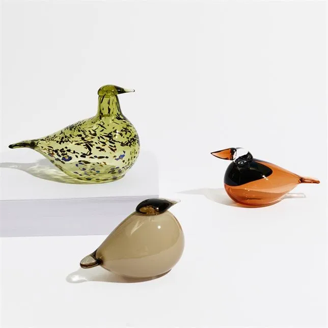 Birds by Toikka Drottningsfiskare, Pomerans, 15,5x7 cm Iittala