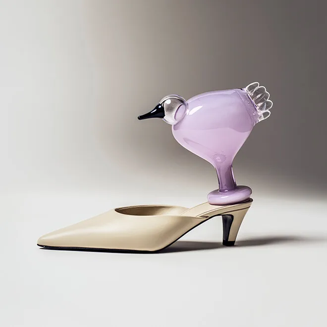 Birds by Toikka leppäinen, Ljuslila Iittala