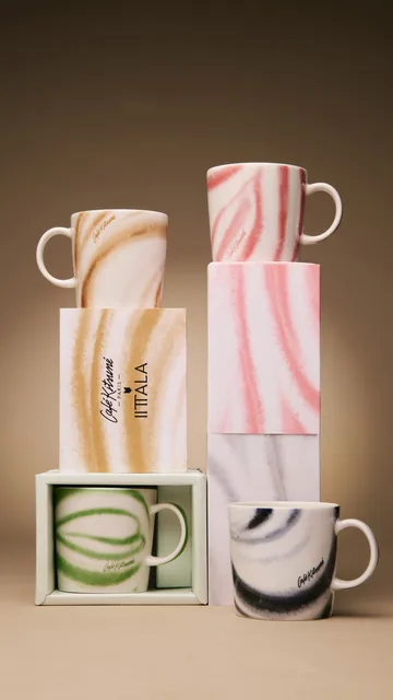 Café Kitsuné X Iittala mugg 30 cl - Cappuccino - Iittala