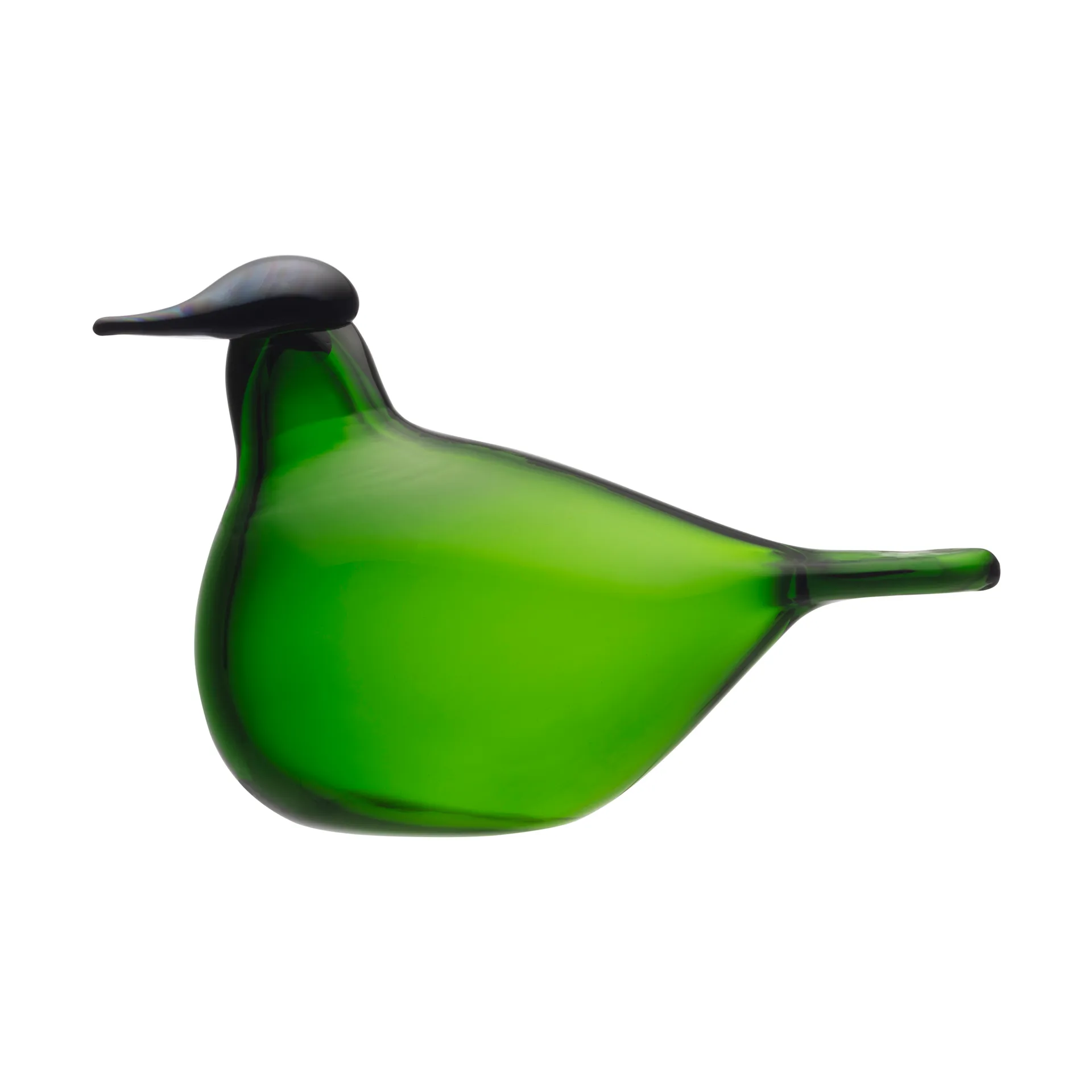 Chiffchaff glasfågel, Grön, 13x8 cm Iittala