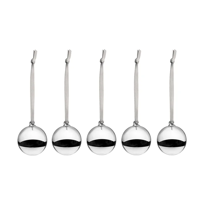 Iittala glaskula Ø4 cm 5-pack - Silver - Iittala