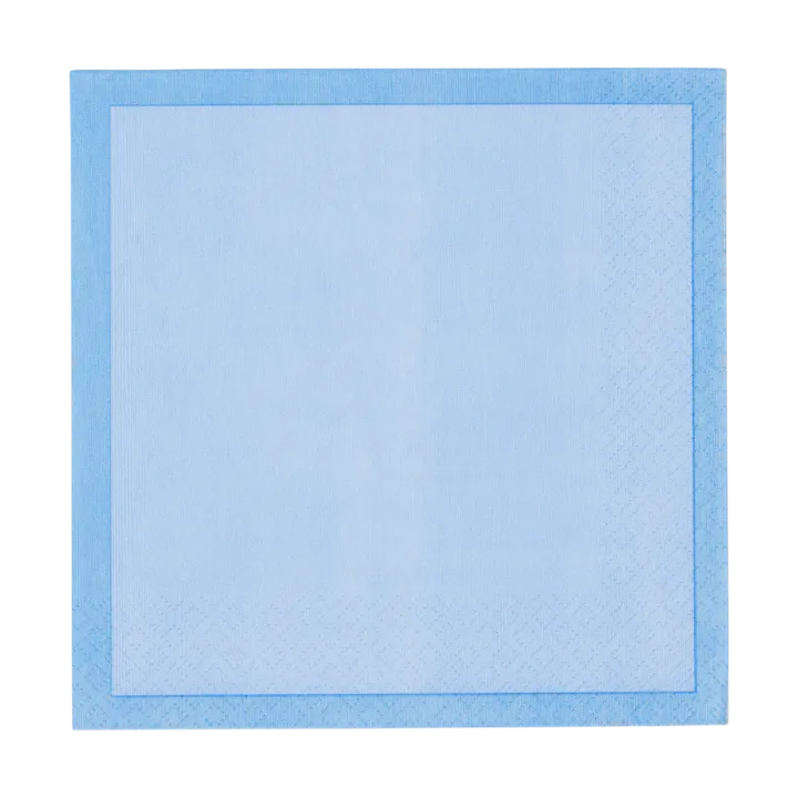 Iittala pappersservett - Isblå-blå, 33x33 cm, 20-pack - Iittala