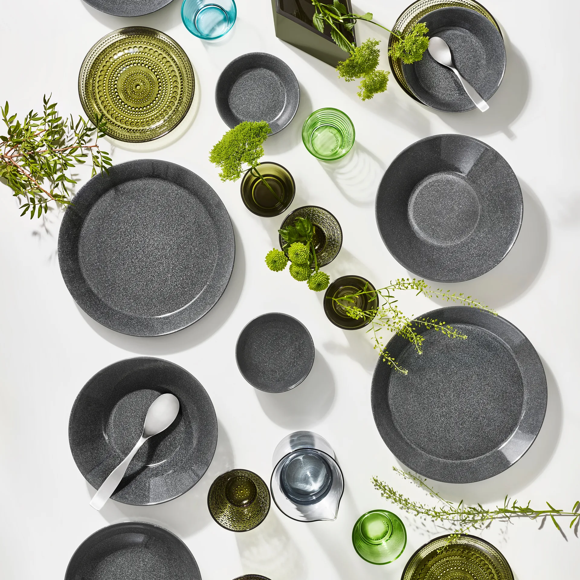Kartio dricksglas 21 cl 2-pack, mossgrön Iittala