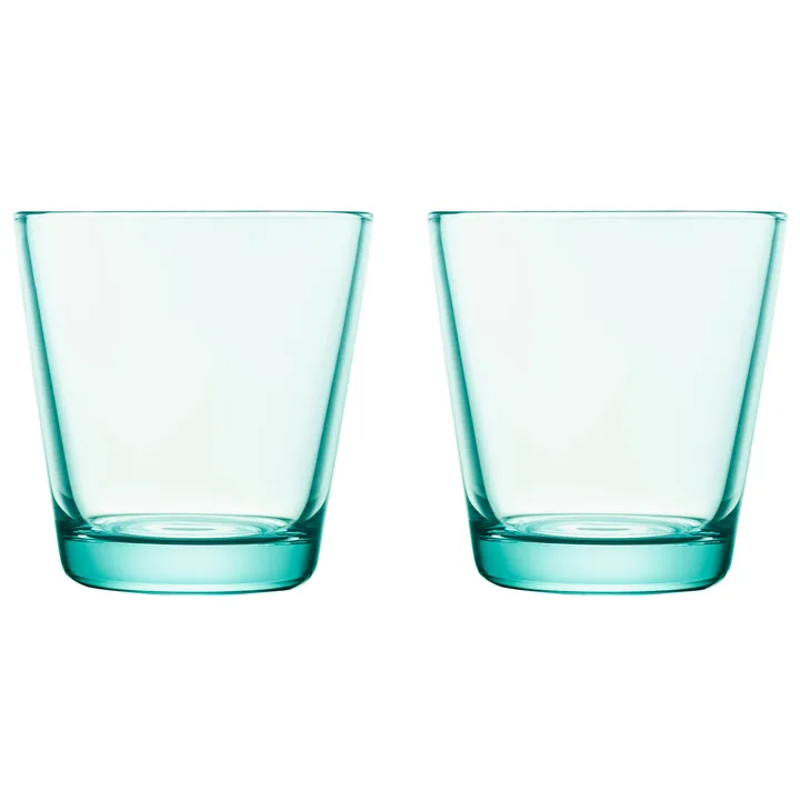 Kartio dricksglas 21 cl 2-pack - vattengrön - Iittala