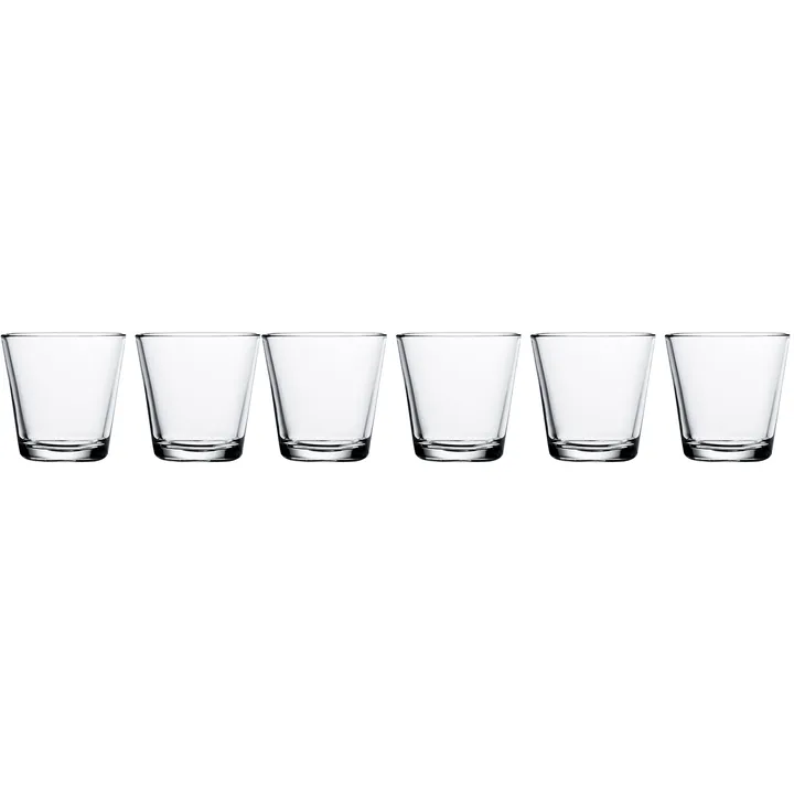 Kartio dricksglas 21 cl 6-pack - Klar - Iittala