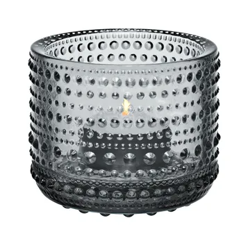 Kastehelmi ljuslykta 64 mm - Grå - Iittala
