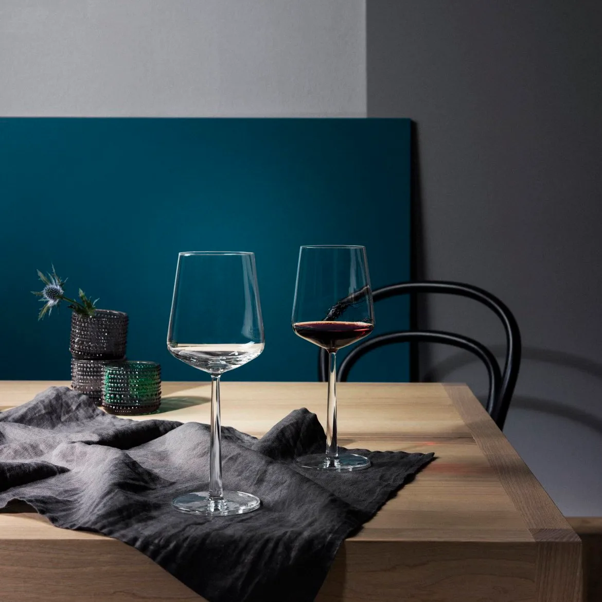 Kastehelmi ljuslykta 64 mm, Grå Iittala