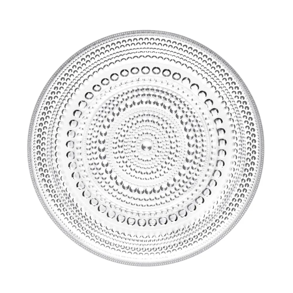 Kastehelmi tallrik liten Ø24,8 cm, klar Iittala