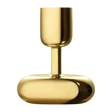 Nappula ljusstake gåvoset 2 delar - Mässing - Iittala