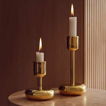 Nappula ljusstake mässing - stor 183 mm - Iittala
