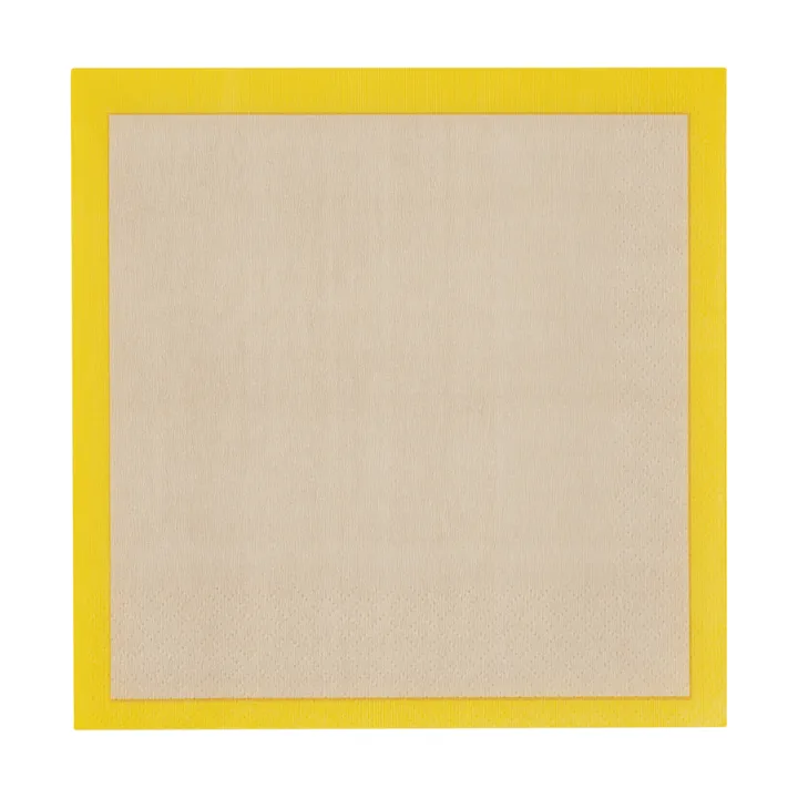 Play pappersservetter 33x33 cm 20-pack - Beige-gul - Iittala