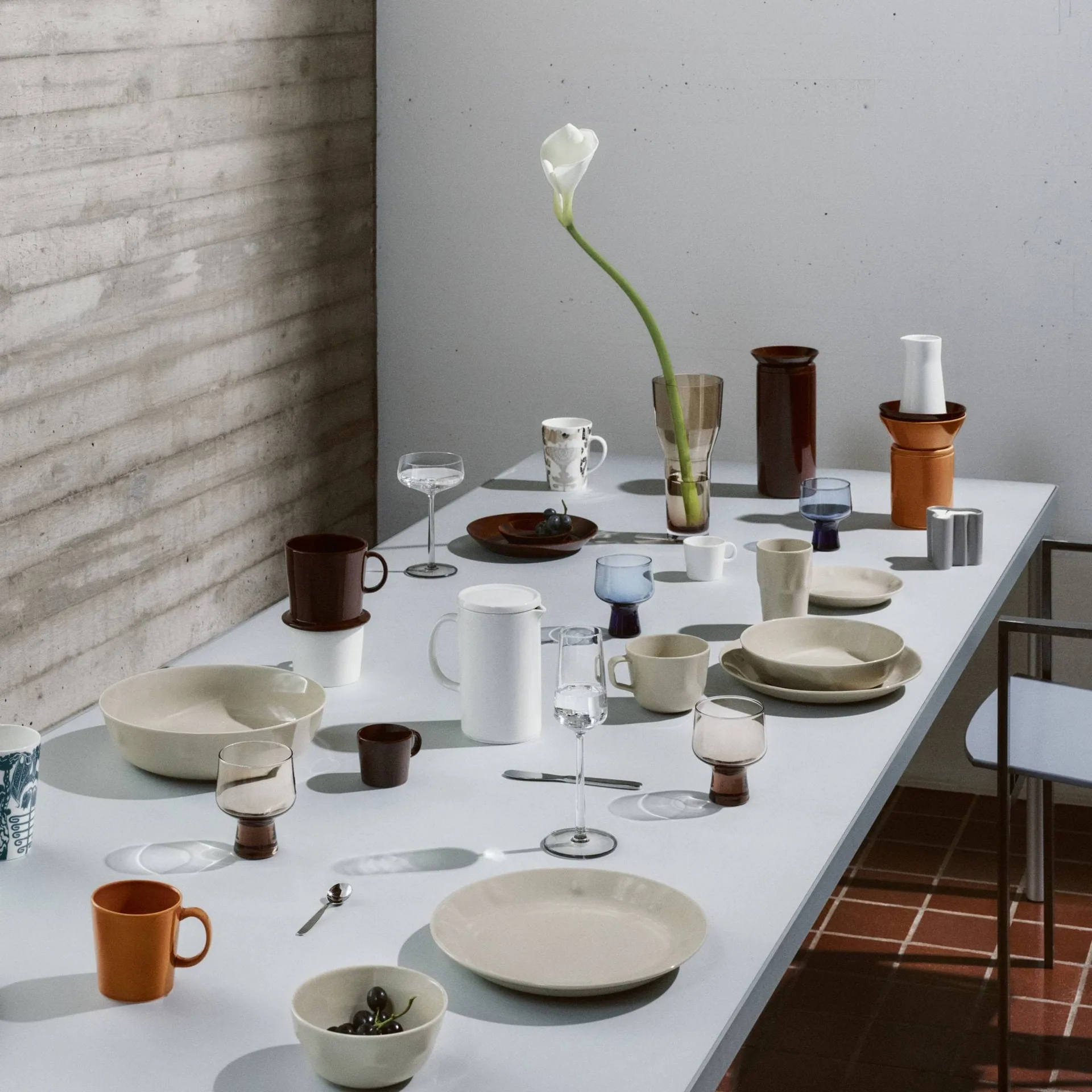 Solare glas på fot 29 cl 2-pack, Regn Iittala