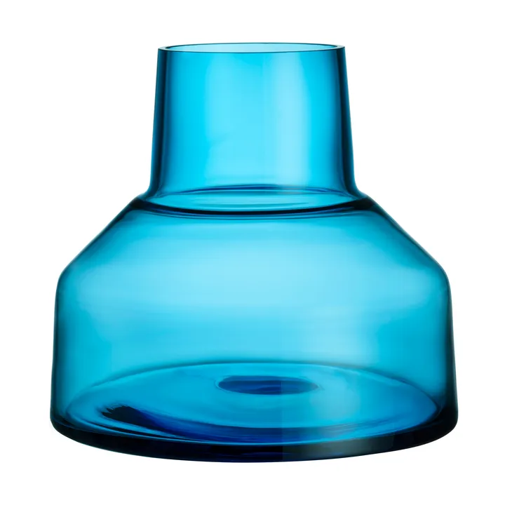 Solare vas låg Ø22x20 cm - Elektrisk blå - Iittala