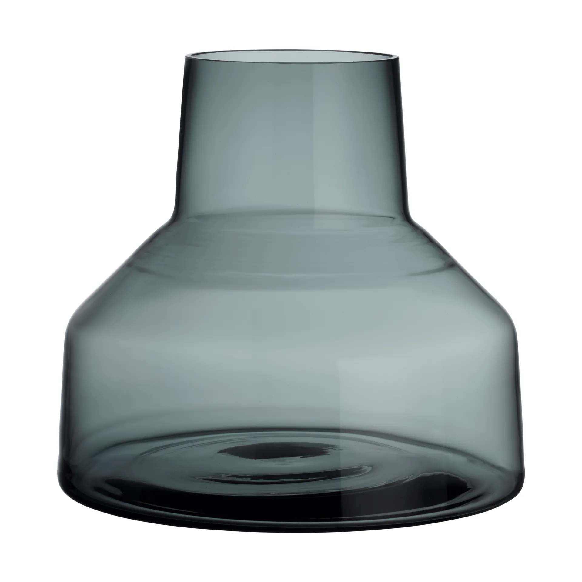 Solare vas låg Ø22x20 cm, Stålgrå Iittala